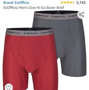 ExOfficio Men's Give-N-Go Boxer Brief - 2 pack